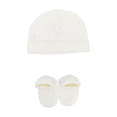 Embossed Logo Hat And Slippers